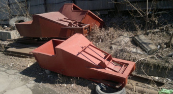 бункер для бетона поворотный гост 21807-76 бп 0,5 м куб