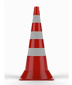 Конус дорожный сигнальный КС- 3.5 750 мм 3 полосы