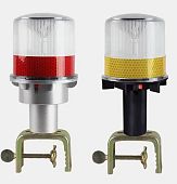 Фонарь сигнальный дорожный маяк ФСА-4.1 на солнечной батарее «Солар-80-СВП» для ограждений 