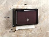 Диспенсер для листовых бумажных полотенец Z V сложения Mantella lux черный